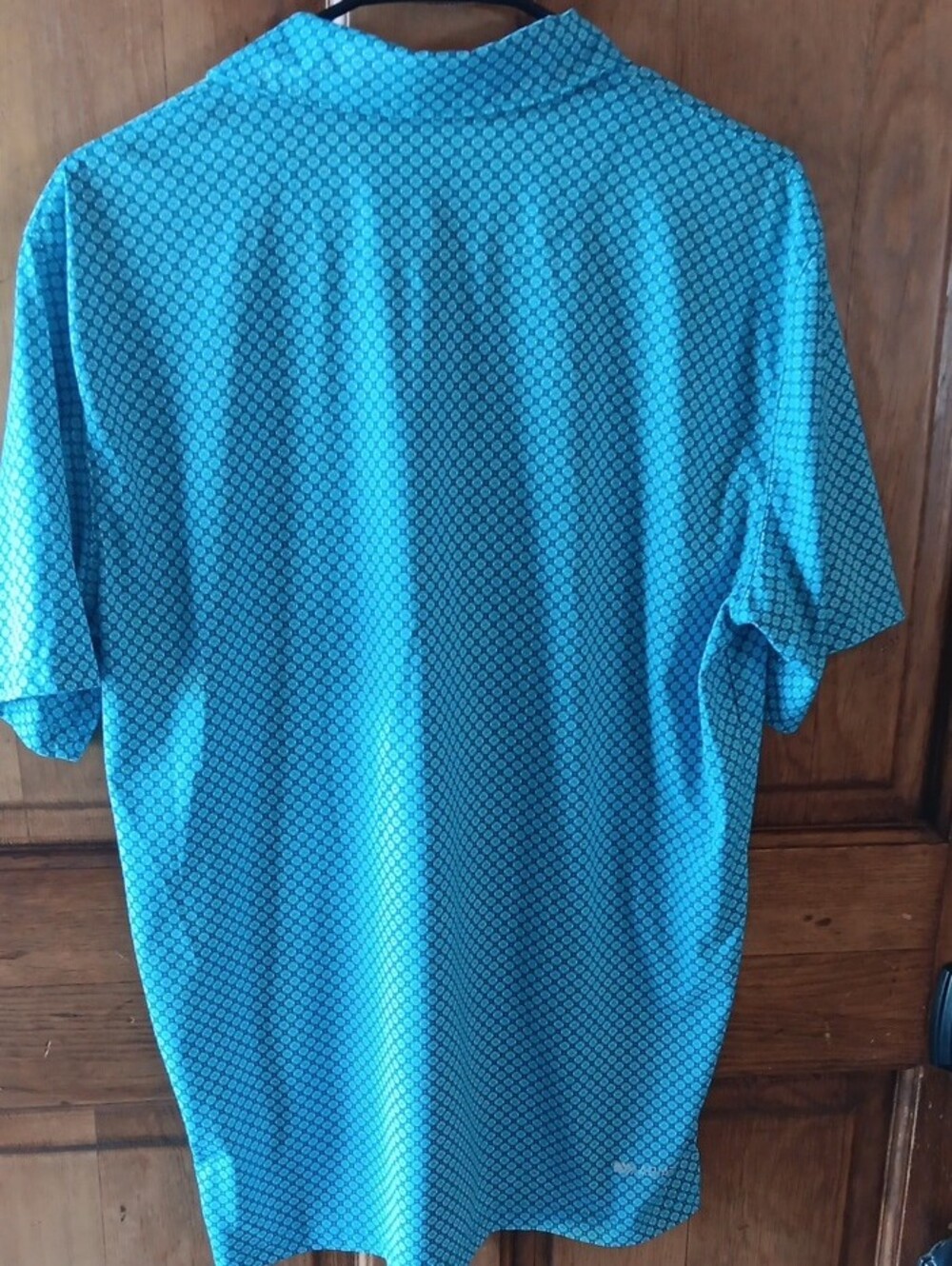 Ariat Turquoise Geo-Pattern Performance Polo - Picture 5 of 11